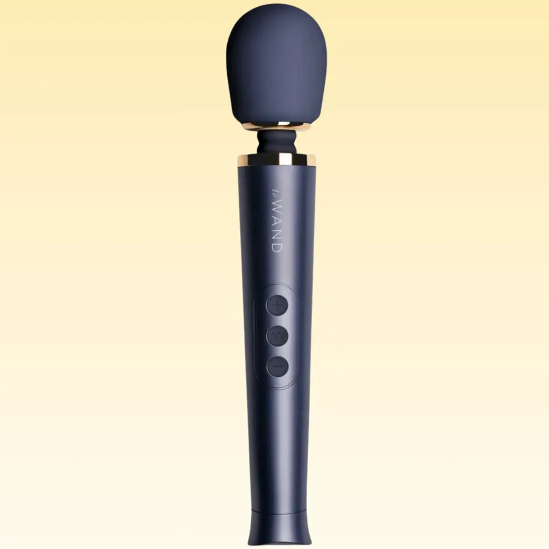 Le Wand Petite Rechargeable Vibrating Body Massager Masaj Aleti - Navy