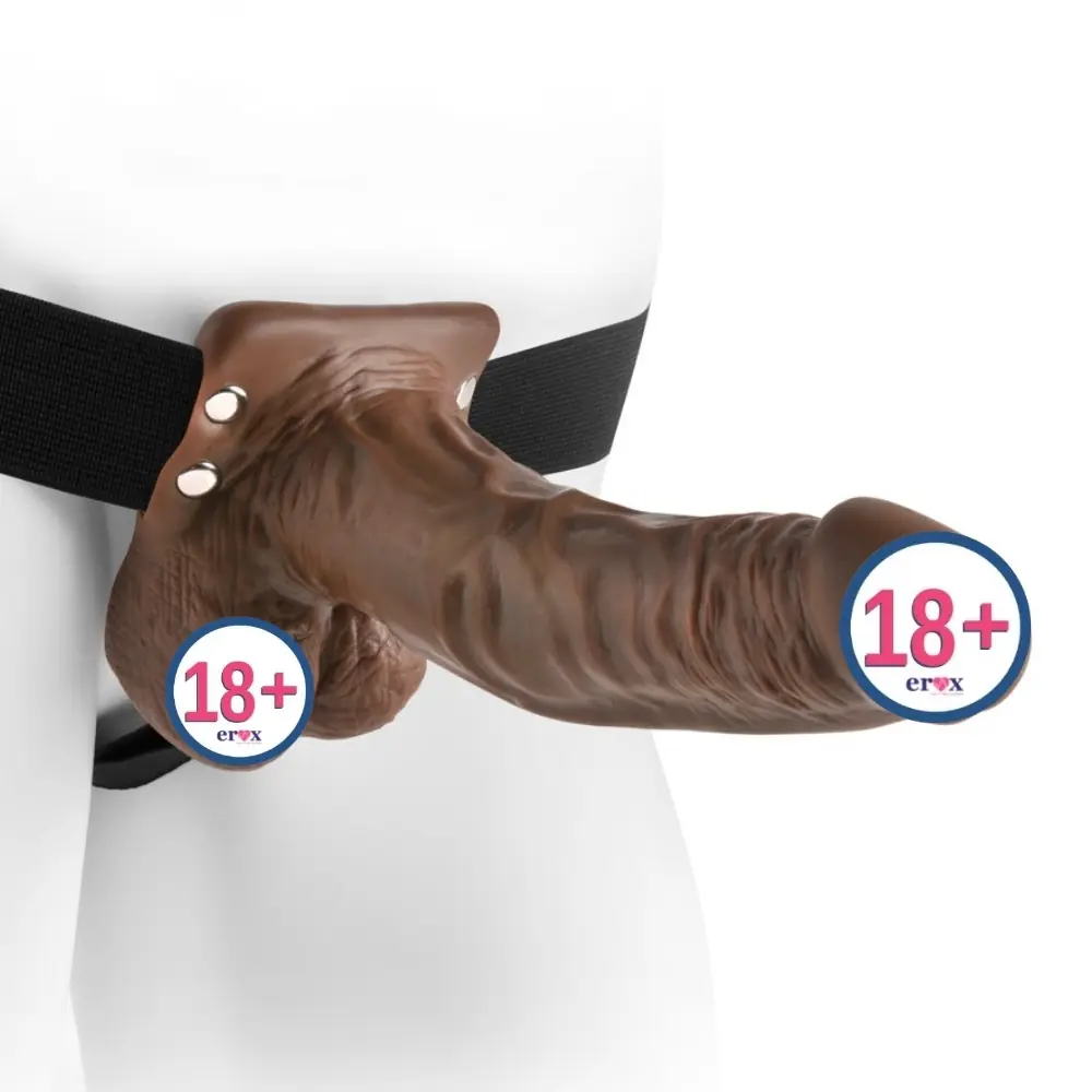 Fetish Fantasy Series Hollow Strap-On 19 Cm İçi Boş Kemerli Penis