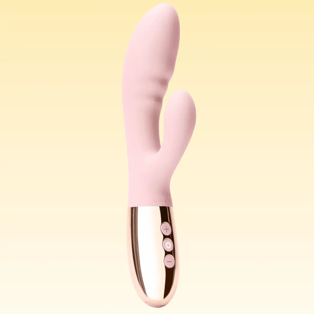 Le Wand Blend Rechargeable Şarjlı Tavşan Vibratör-Pink