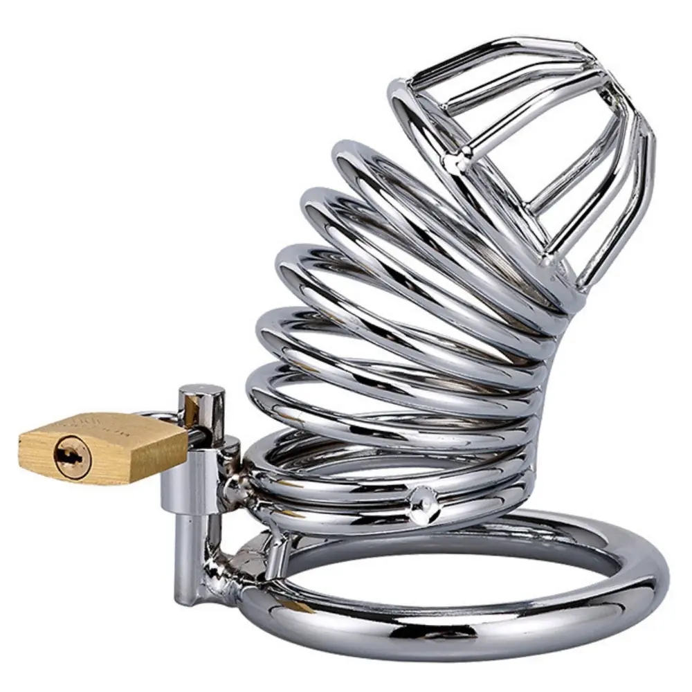 Vişne Dreams Metal Halkalı Penis Kafesi ve Penis Kilidi 40 Mm