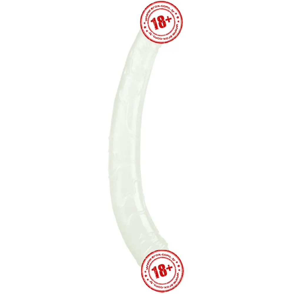 Lovetoy Lumino Play Double Dildo 37 Cm Çift Taraflı Jel Penis LV319024