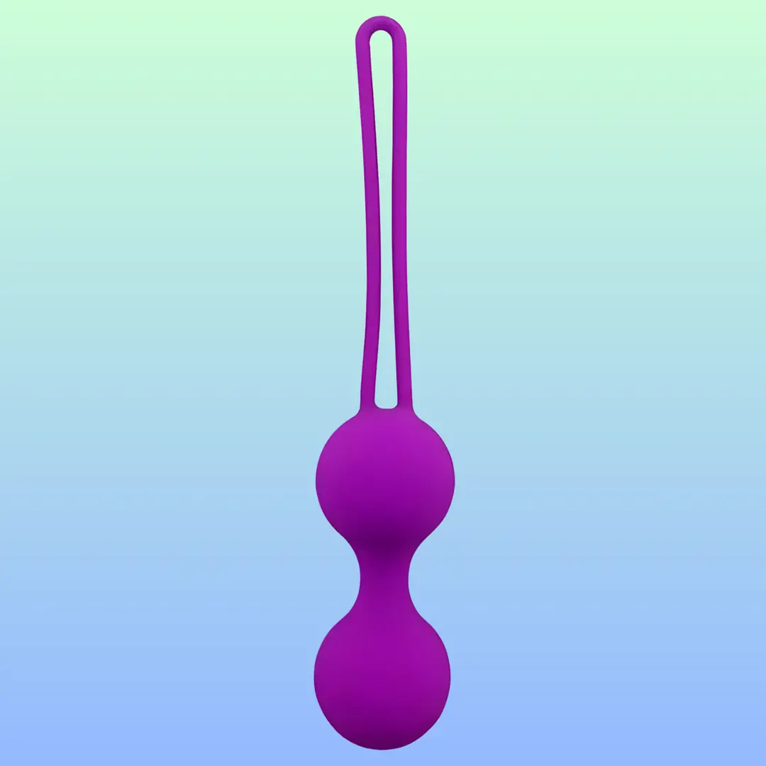 Vişne Kegel Benwa Metal Jiggle Balls Kegel Top-D.Purple