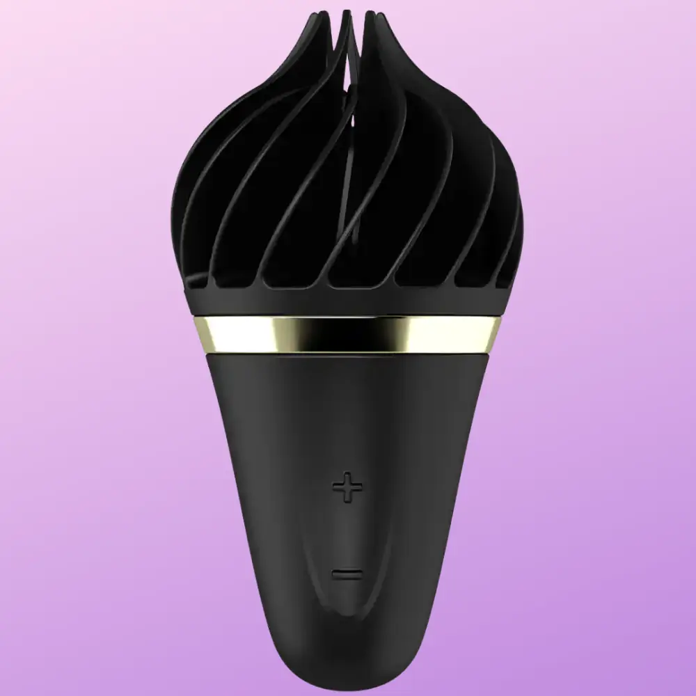 Satisfyer Sweet Treat Spinnator Şarjlı Vibratör-Black