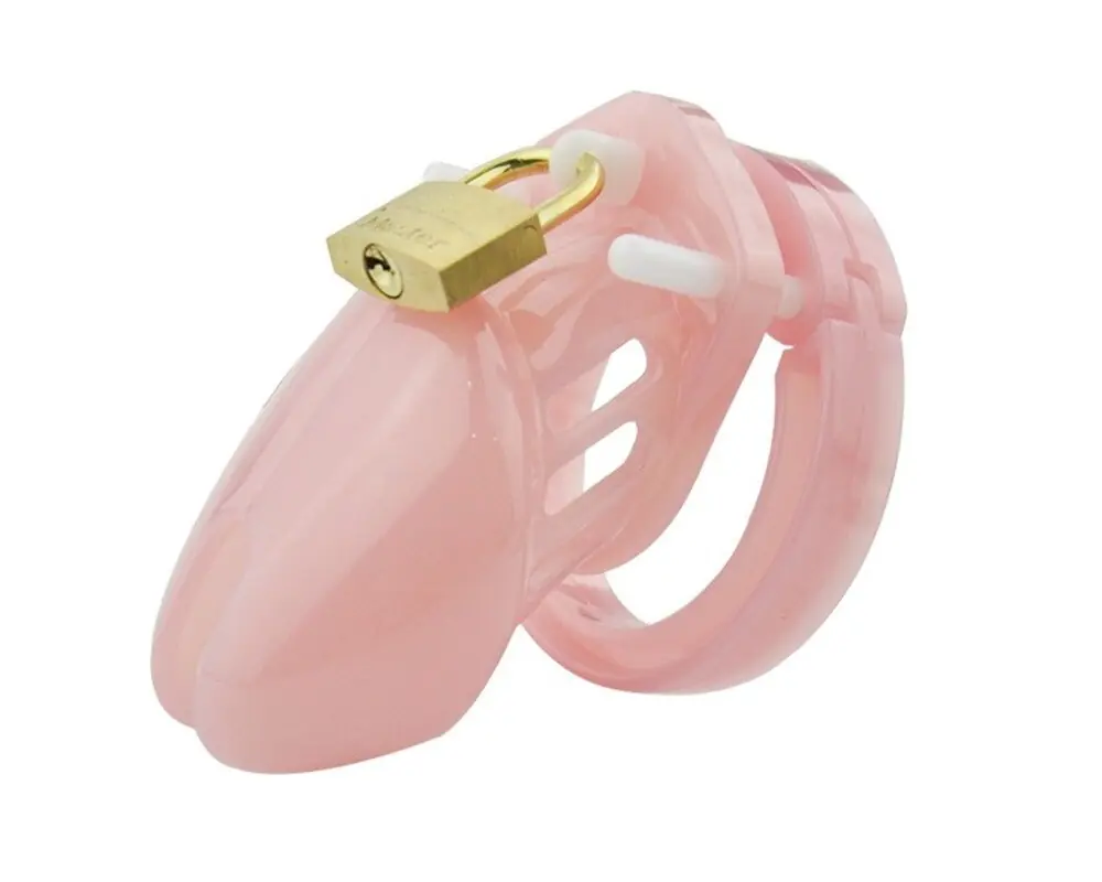 Vişne Silikon Pembe Penis Kafesi