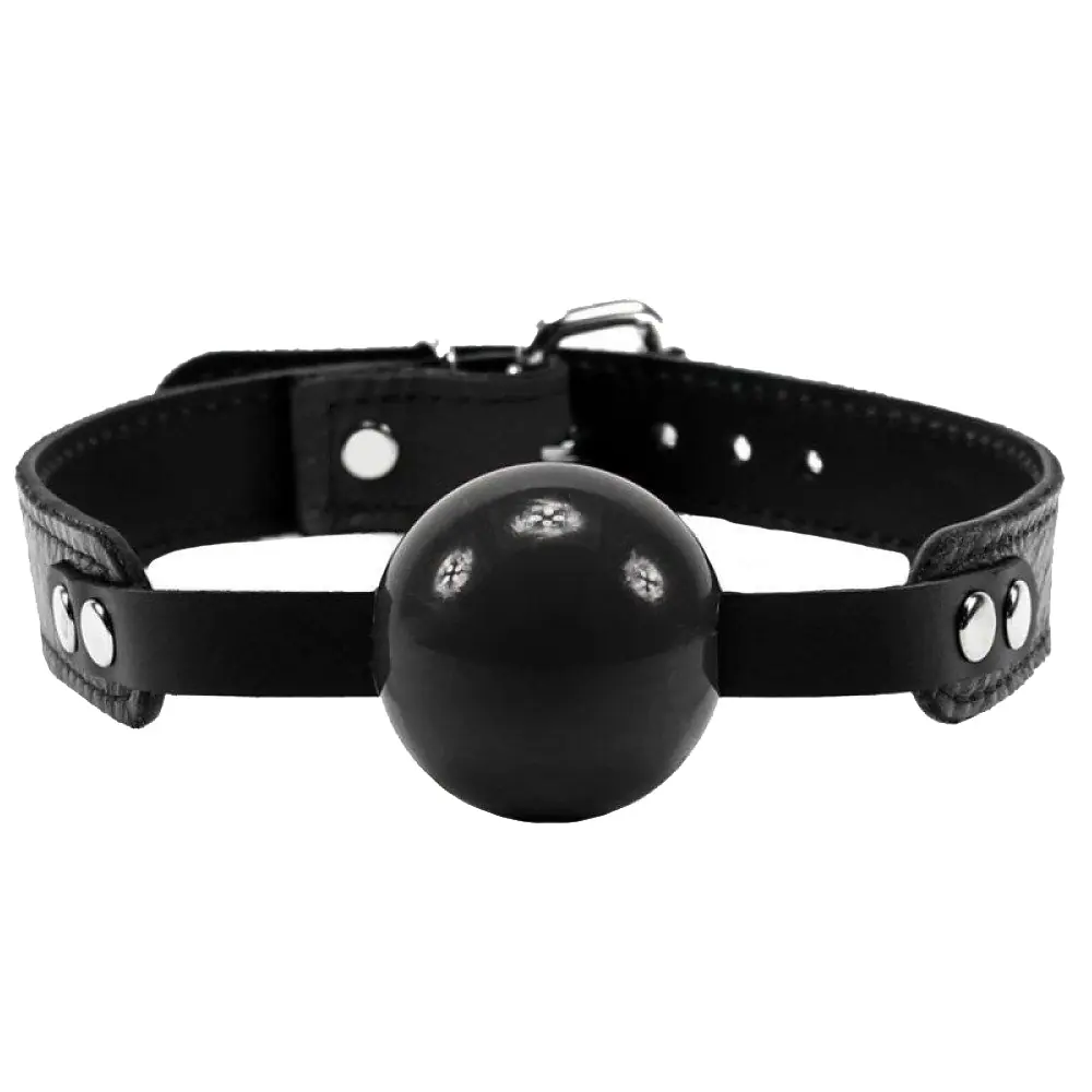 Vişne Fetish Game Master Ball Gag Ağız Topu-Siyah