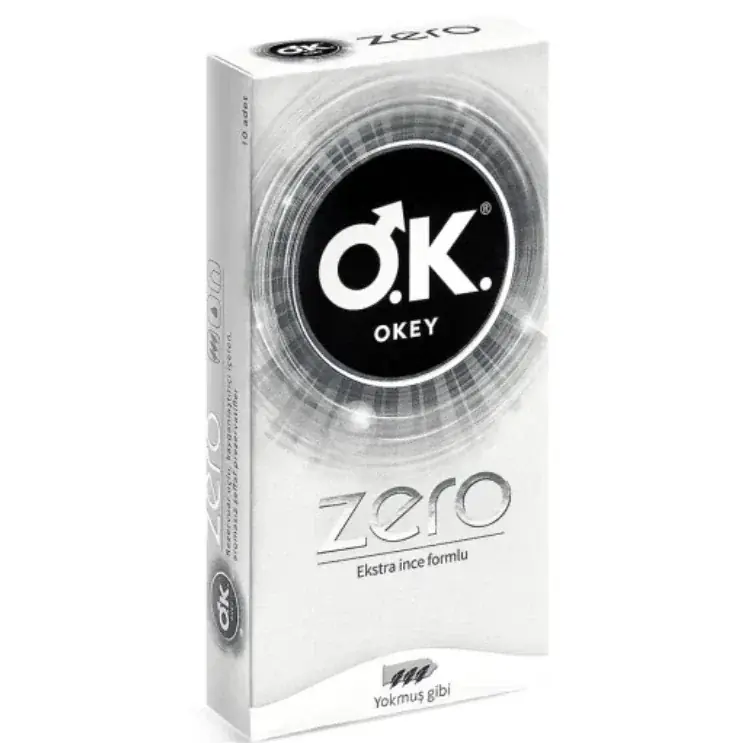 Okey Zero Ekstra İnce 5'li Paket Prezervatif Kondom