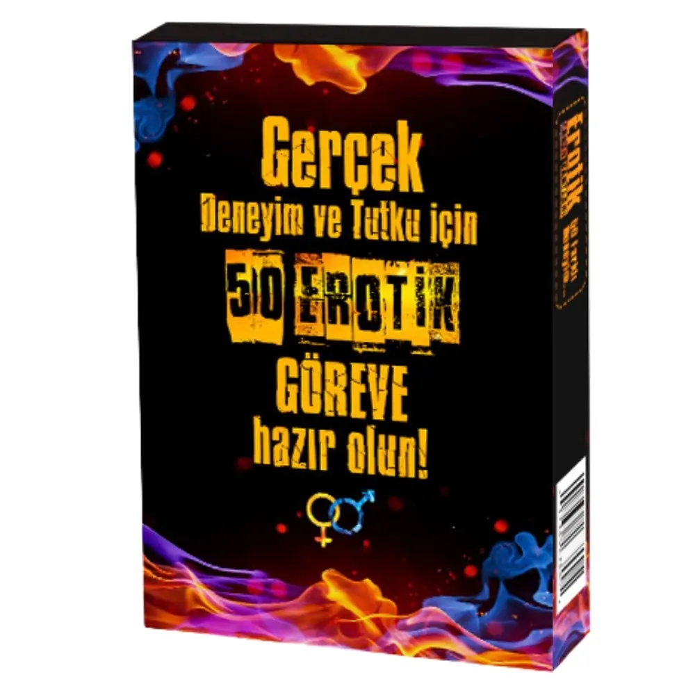 Vişne Erotica Game 50 Erotik Görev Oyun Kartları