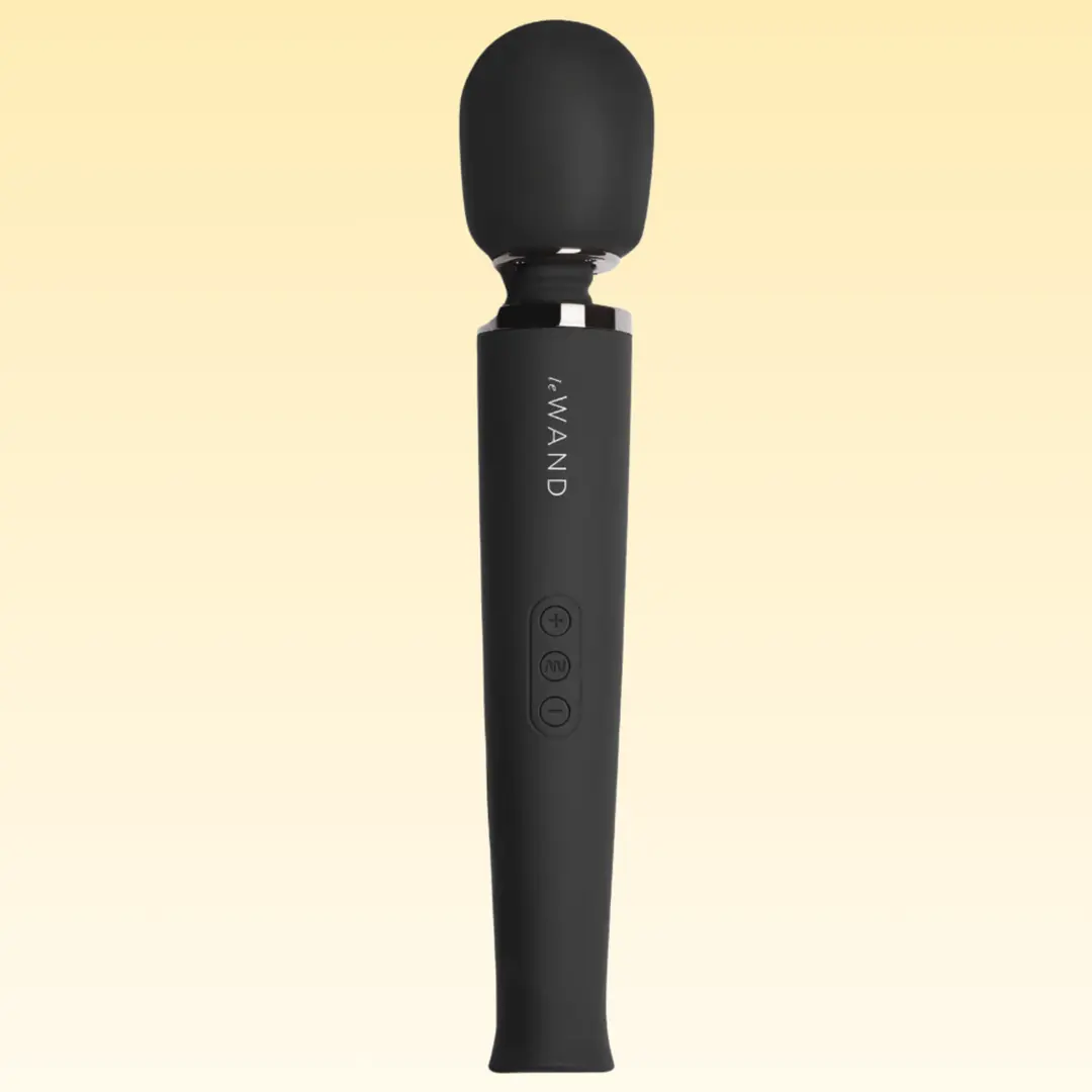 Le Wand Rechargeable Massager Masaj Wand Vibrator Black