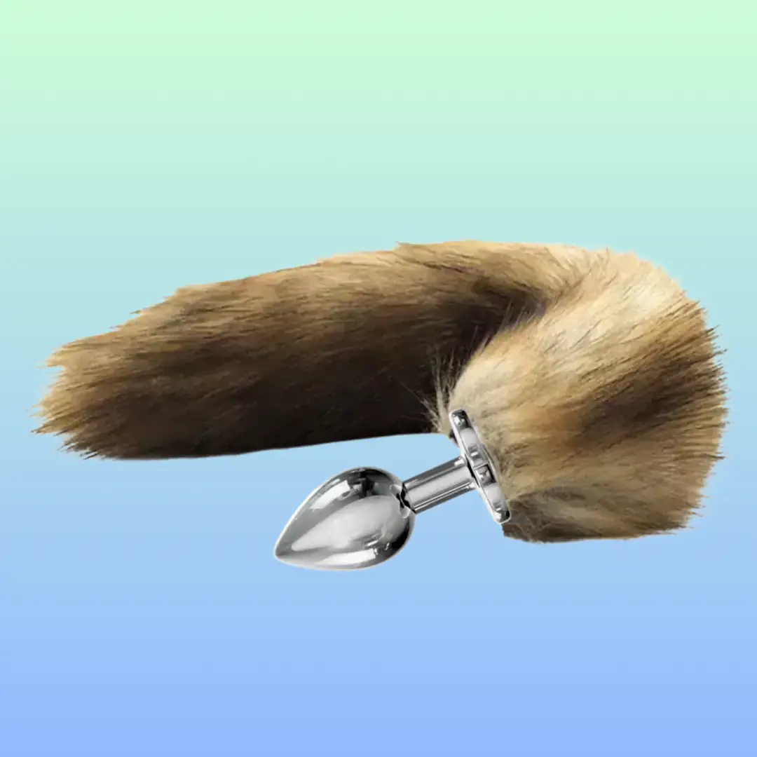 Vişne Love The Anal Fantasy Tilki Kuyruklu Metal Anal Plug