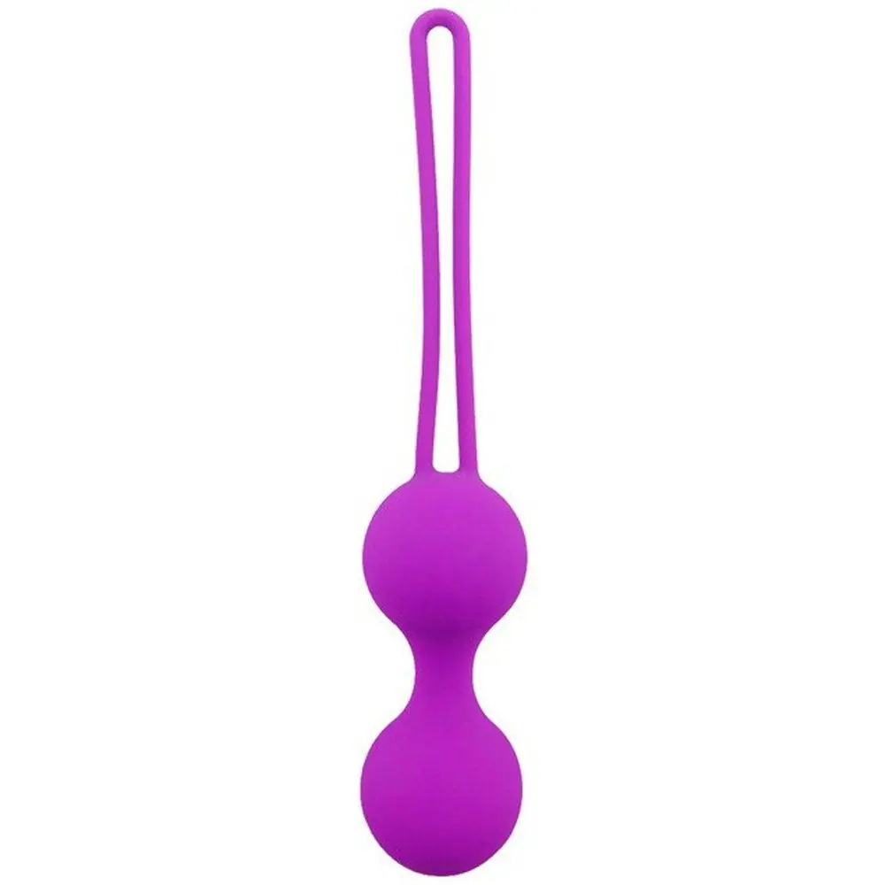Vişne Kegel Benwa Metal Jiggle Balls Kegel Top-Purple