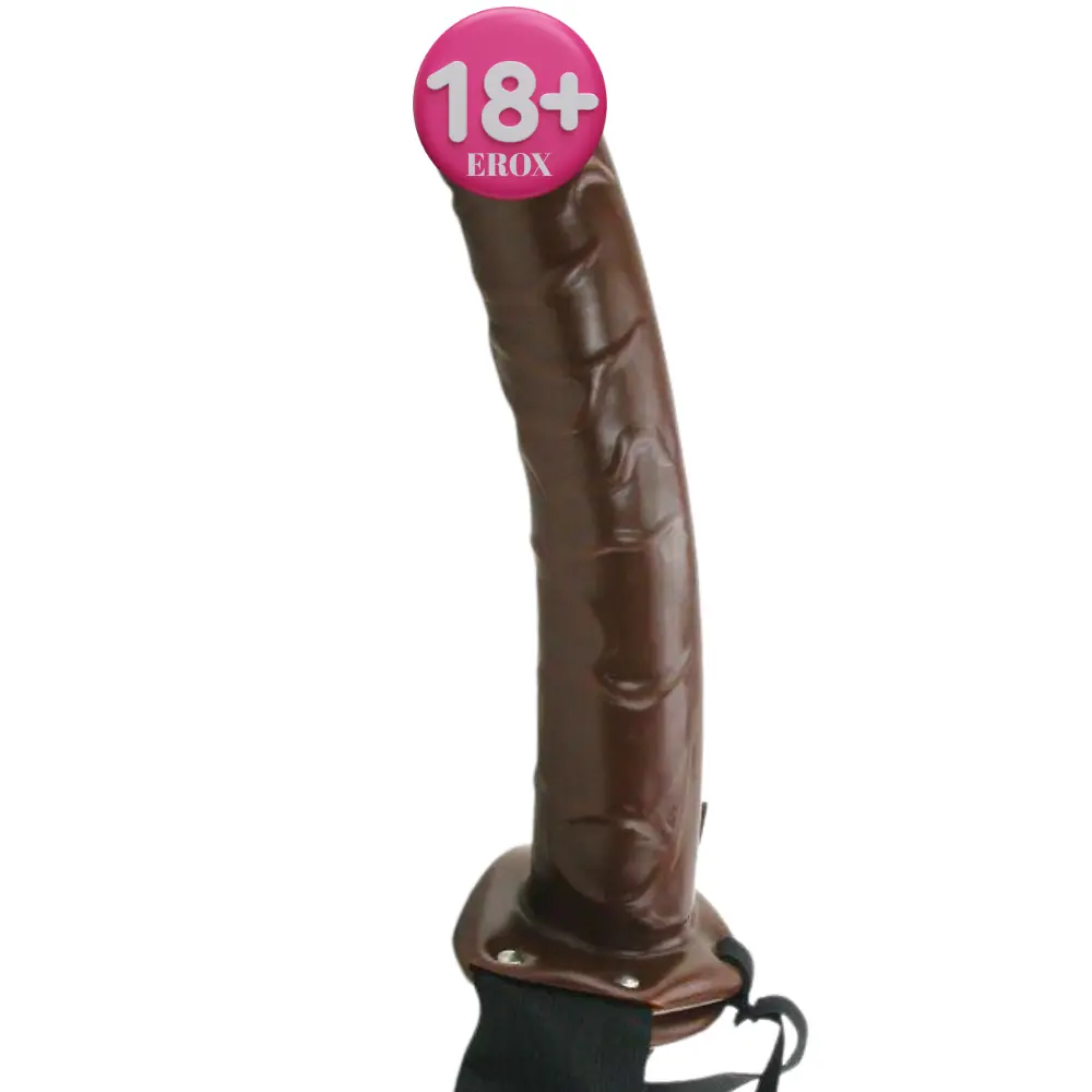Piepdream Fetish Fantasy Series 10'' Chocolate Dream İçi Boş Belden Bağlamalı Realistik Penis