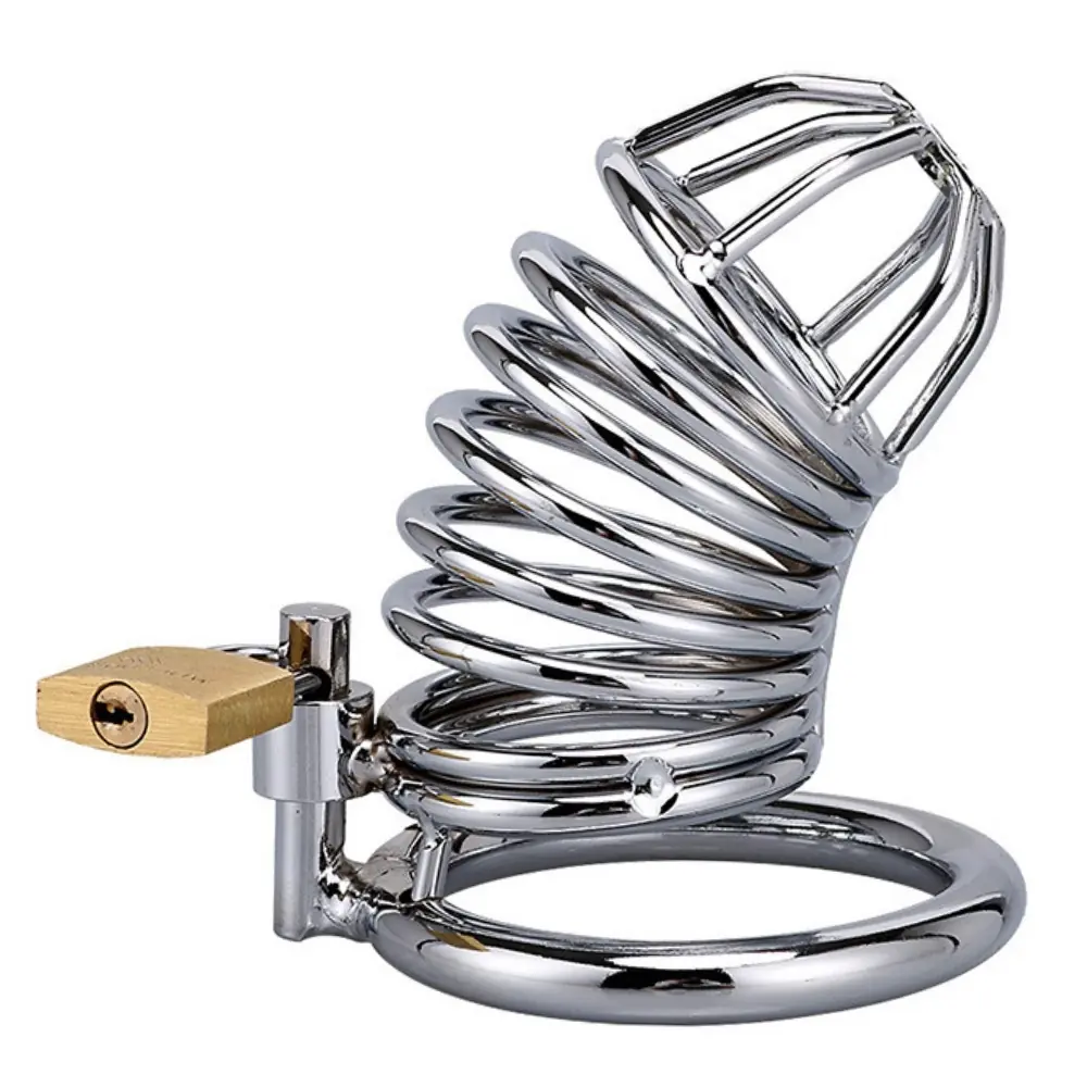 Vişne Dreams Metal Halkalı Penis Kafesi ve Penis Kilidi 50 Mm