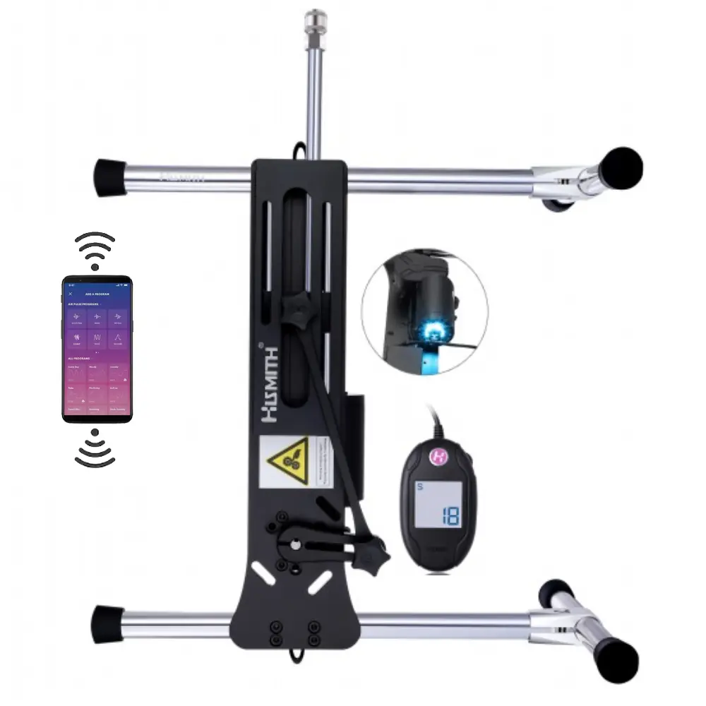 Hismith Premium 4.0 Led Işıklı ve Telefon Kontrollü Seks Makinesi
