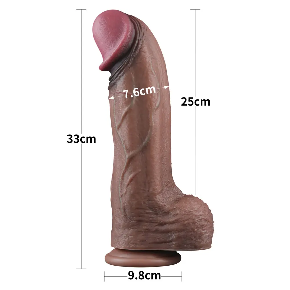 Lovetoy Dual Layered Silicone Cock 33 Cm Büyük Realistik Penis LV411064