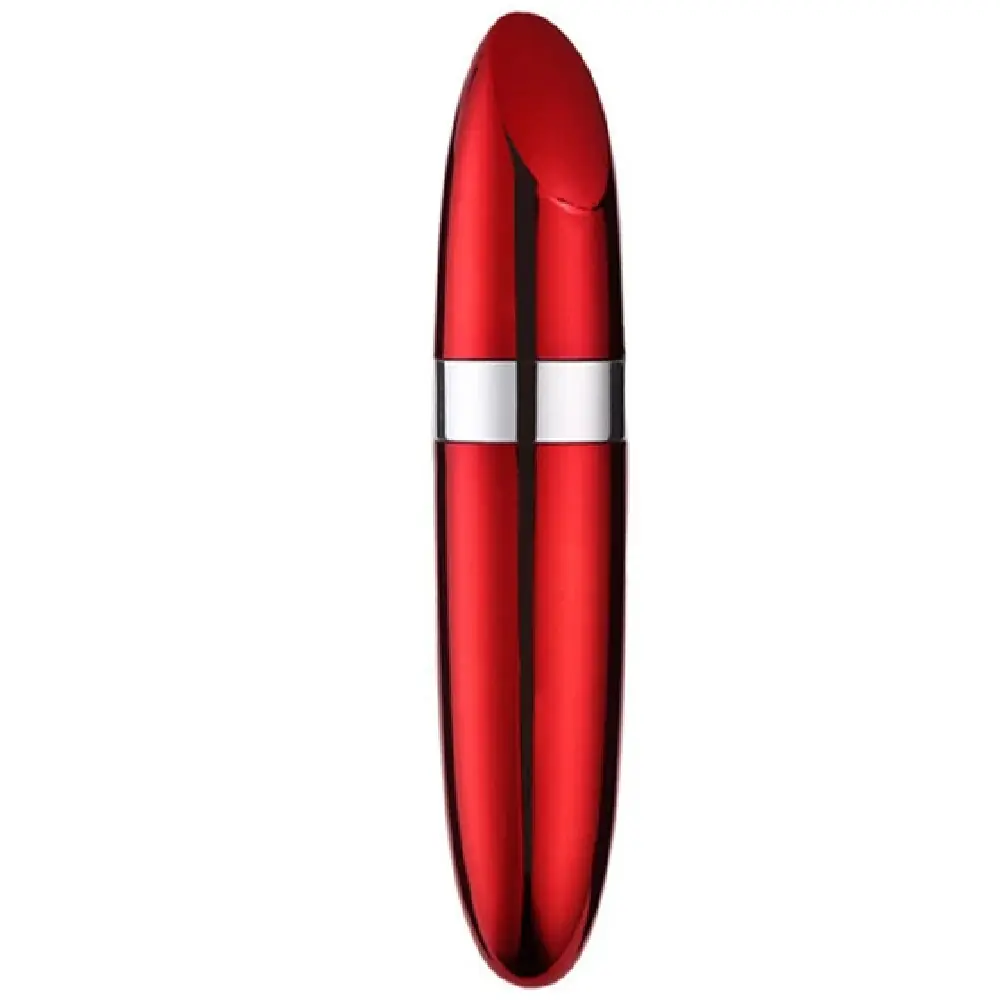 Vişne Lipstick Compact Power Full Mini Ruj Vibratör-Red