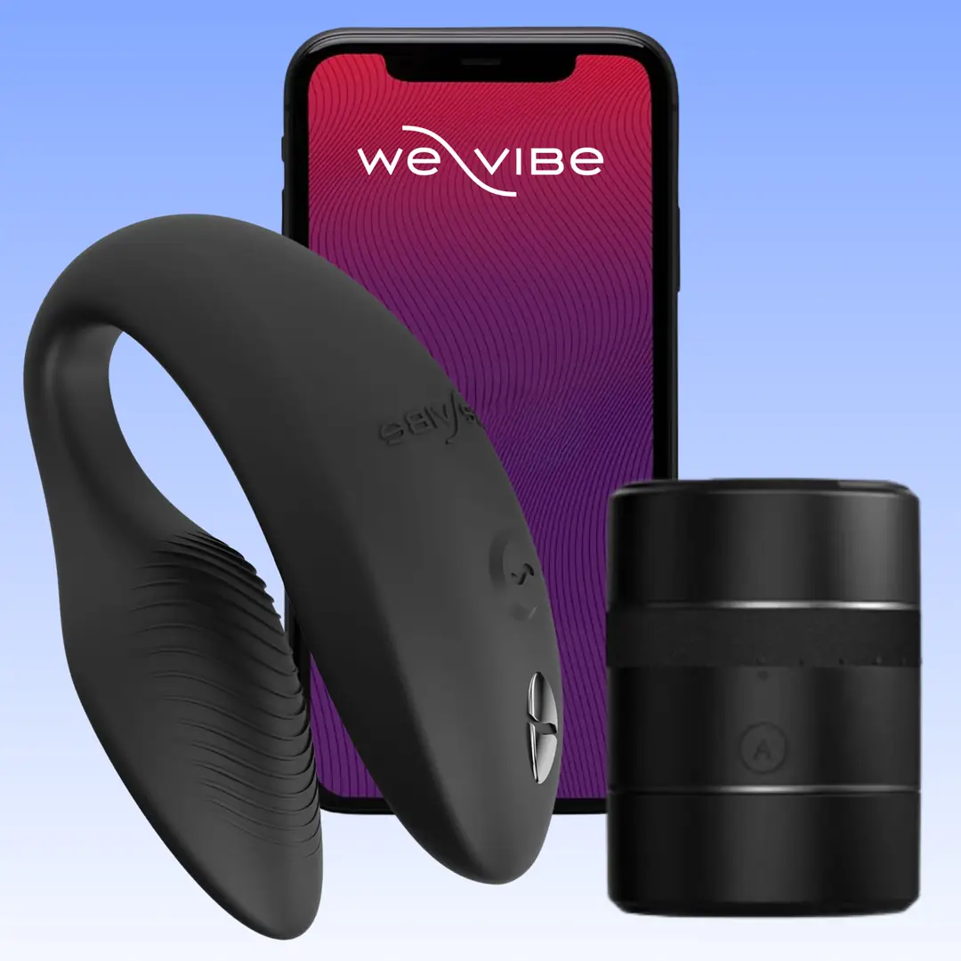 Arcwave Voy Stroker ve We-Vibe Sync 2 Çiftlere Özel Telefon Kontrollü Set