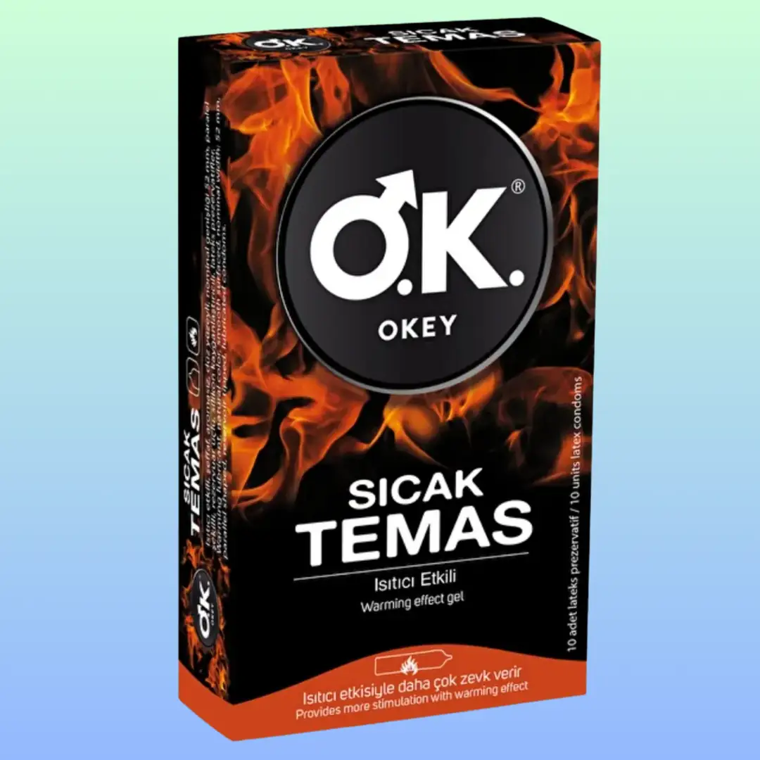 Okey Sıcak Temas 10'lu Prezervatif Kondom