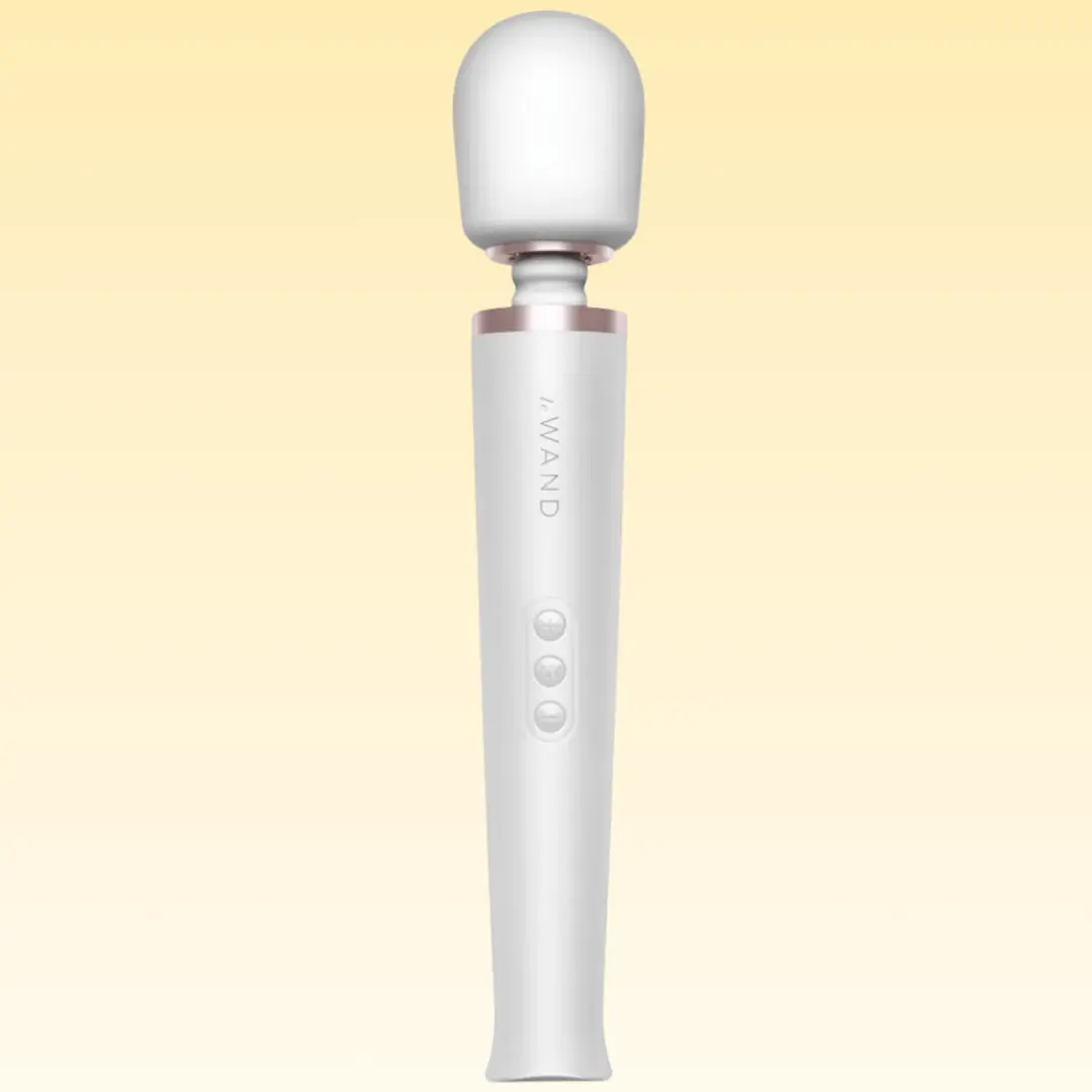 Le Wand Rechargeable Body Wand Massager Masaj Aleti-White